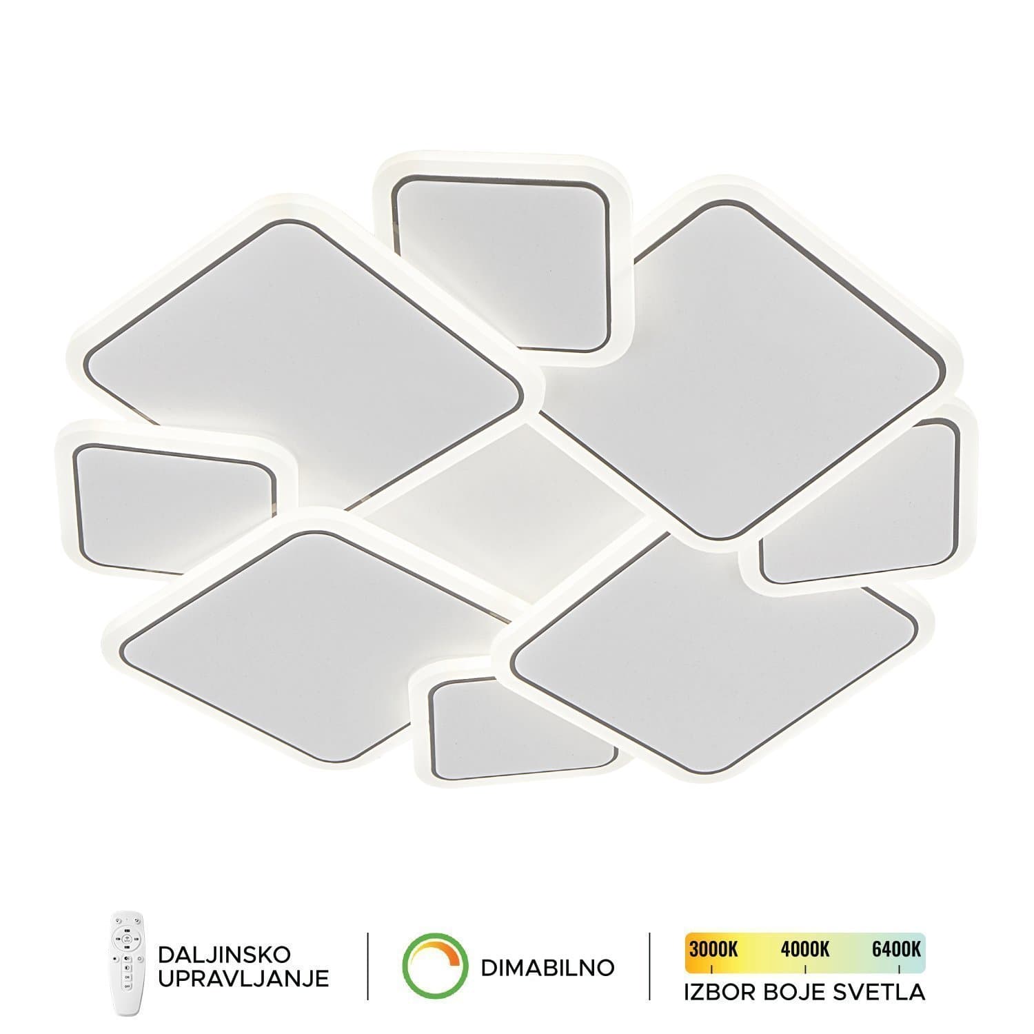 LED plafonska lampa F2093-78C WH - LED plafonjere i plafonske lampe
