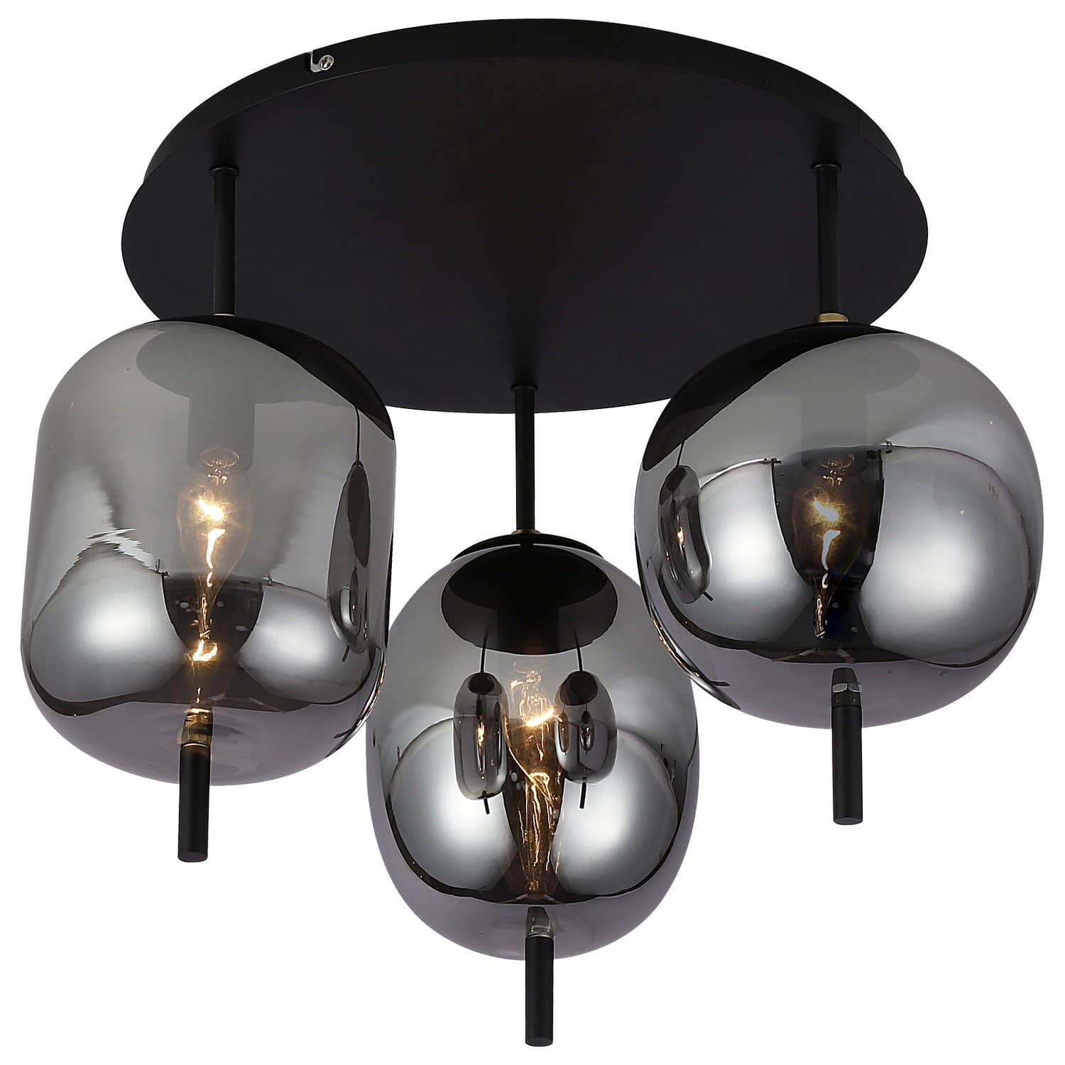 Plafonska lampa F4014-3C BK+SM - Plafonske lampe