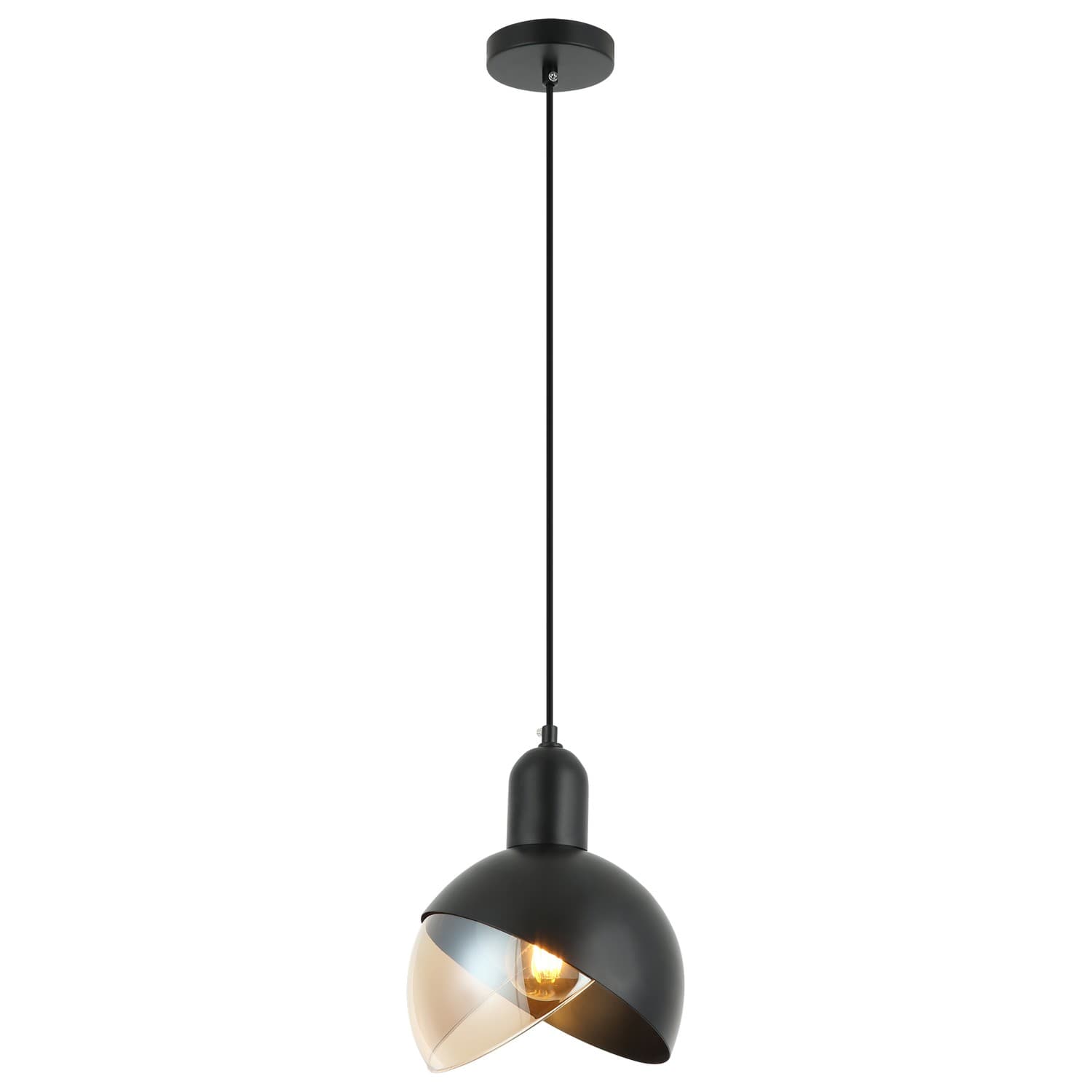Viseća lampa F7036-1V BK+AM - Visilice