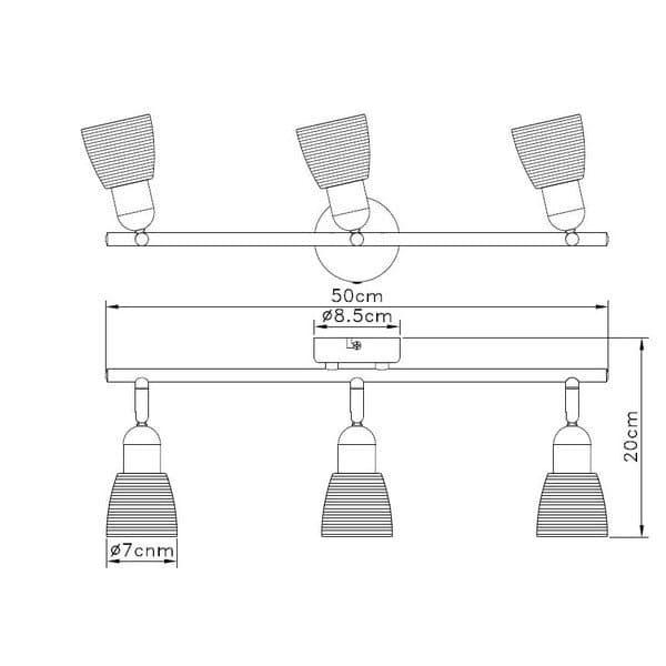 Spot lampa FE401-3 - Spotovi