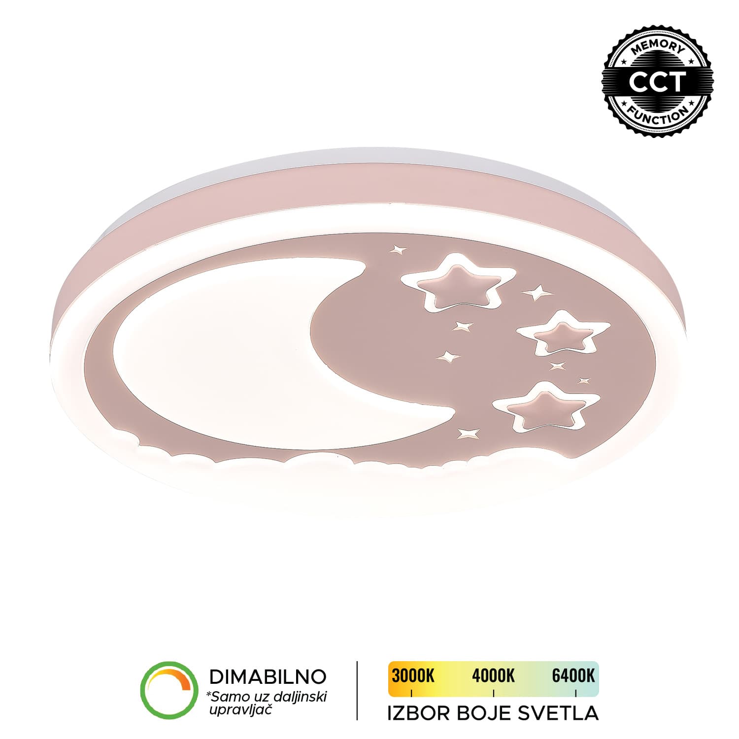 LED plafonska lampa DF4911-54C PK - Dečija rasveta