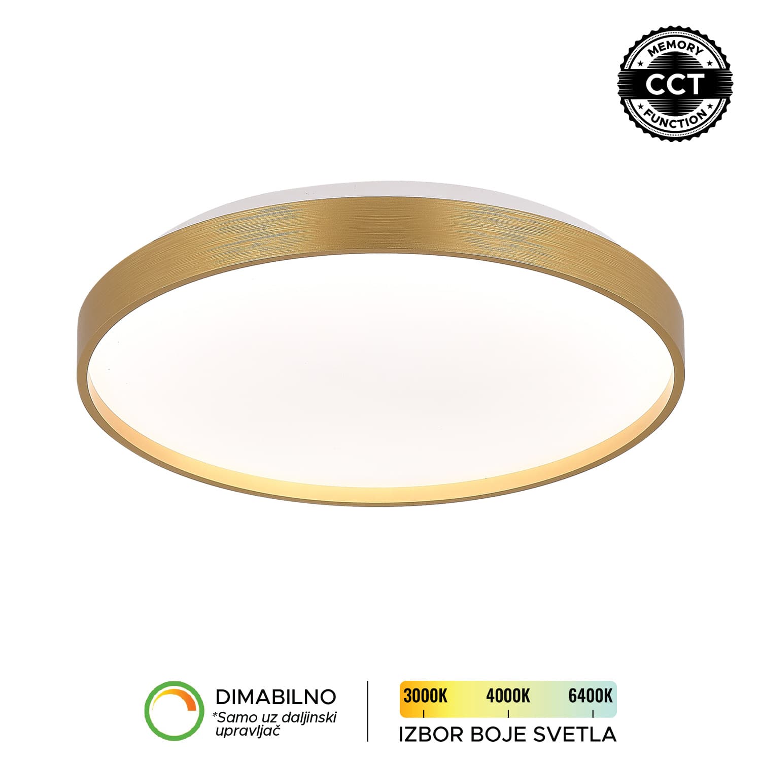 LED plafonjera LP-409-36R SGA - LED plafonjere i plafonske lampe