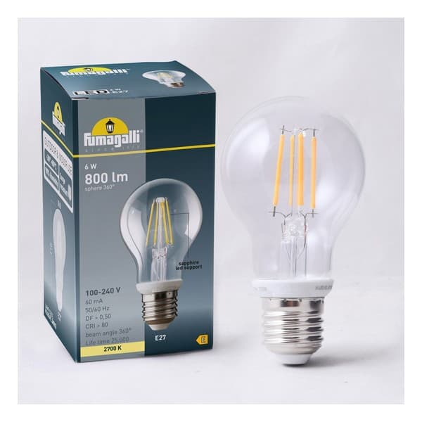 LED sijalica E27 6W Filament H.LED.FIL.3K - Fumagalli rasveta