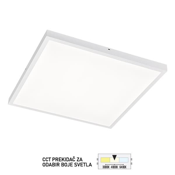 LED panel nadgradni 600x600 LPA-08-50S CCT - LED Paneli