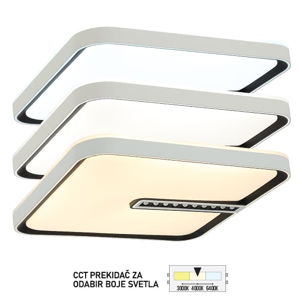LED plafonjera LP-610-36X BK - LED plafonjere i plafonske lampe