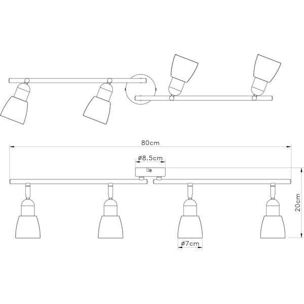 Spot lampa FE401-4