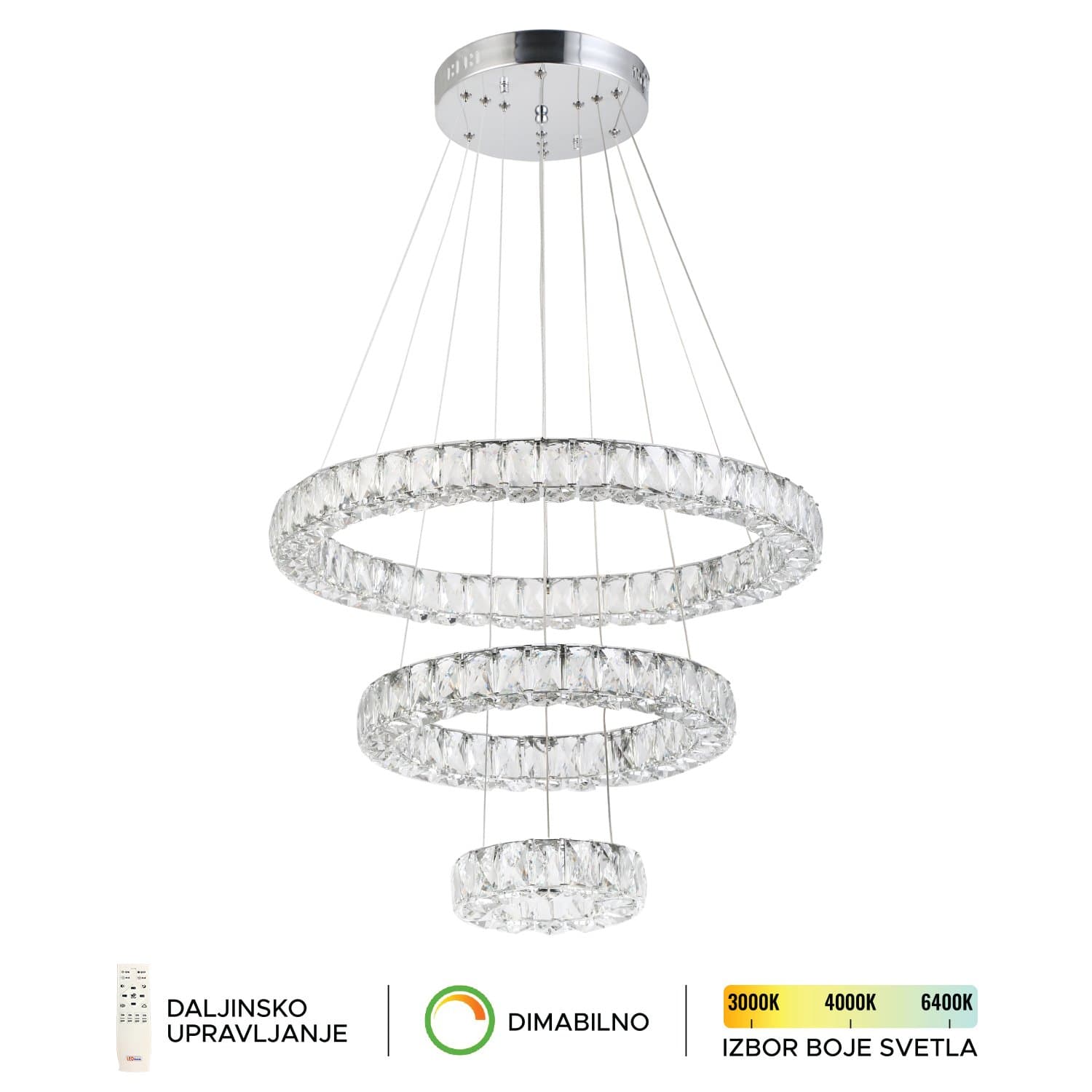 LED visilica KP6003-82V