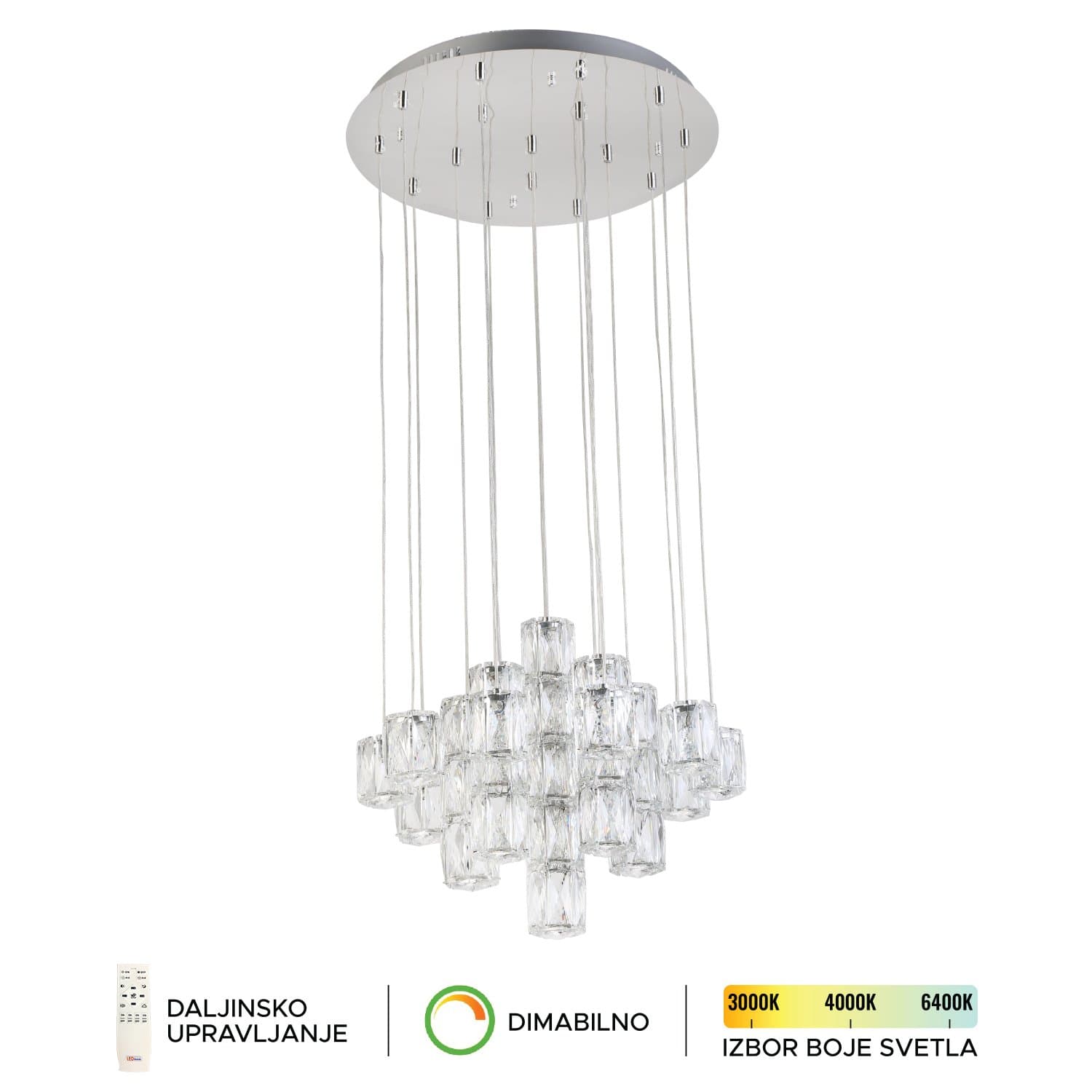 LED visilica KP6007-120V