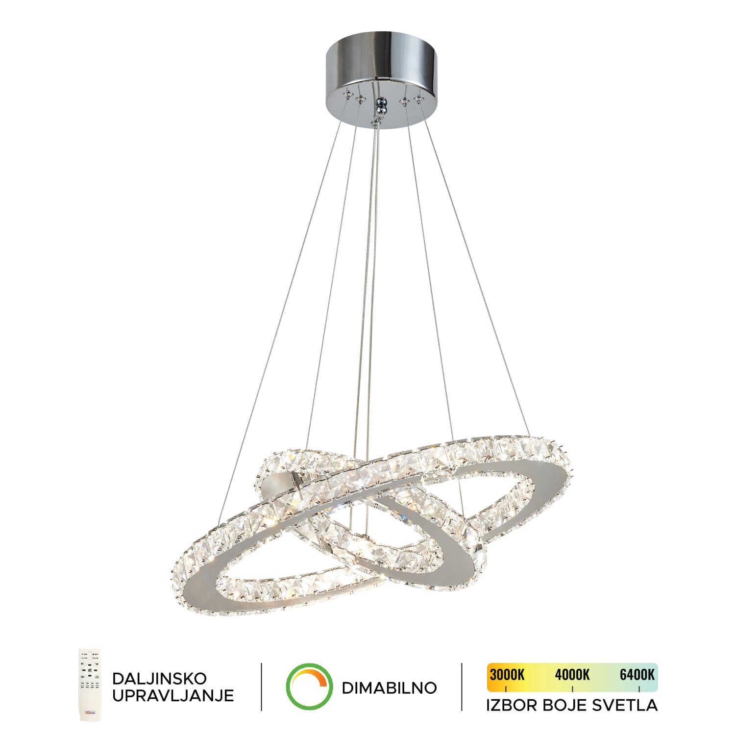 LED visilica KP6020-78V