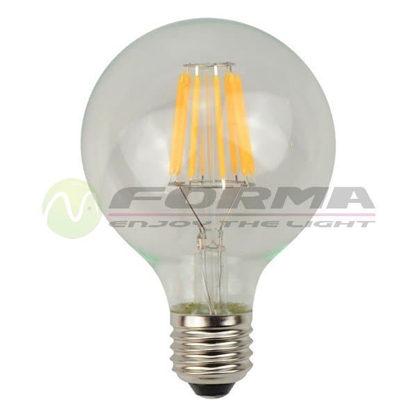 LED sijalica E27 8W Filament LFB-G80A-8D