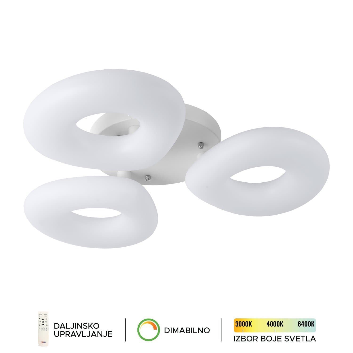 LED plafonska lampa PL6008-126C