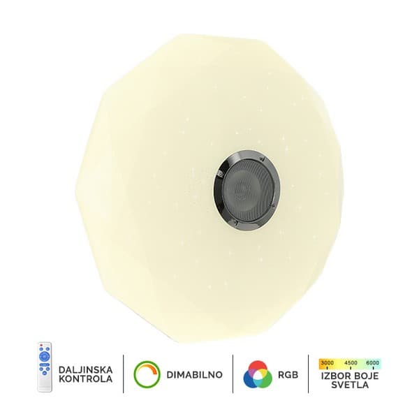 LED RGB plafonjera sa zvučnikom LP-801-36