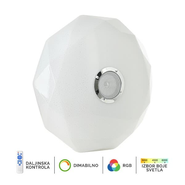 LED RGB plafonjera sa zvučnikom LP-801-36