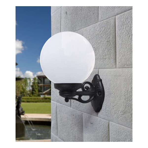 Zidna lampa BISSO/G250 BK OPAL