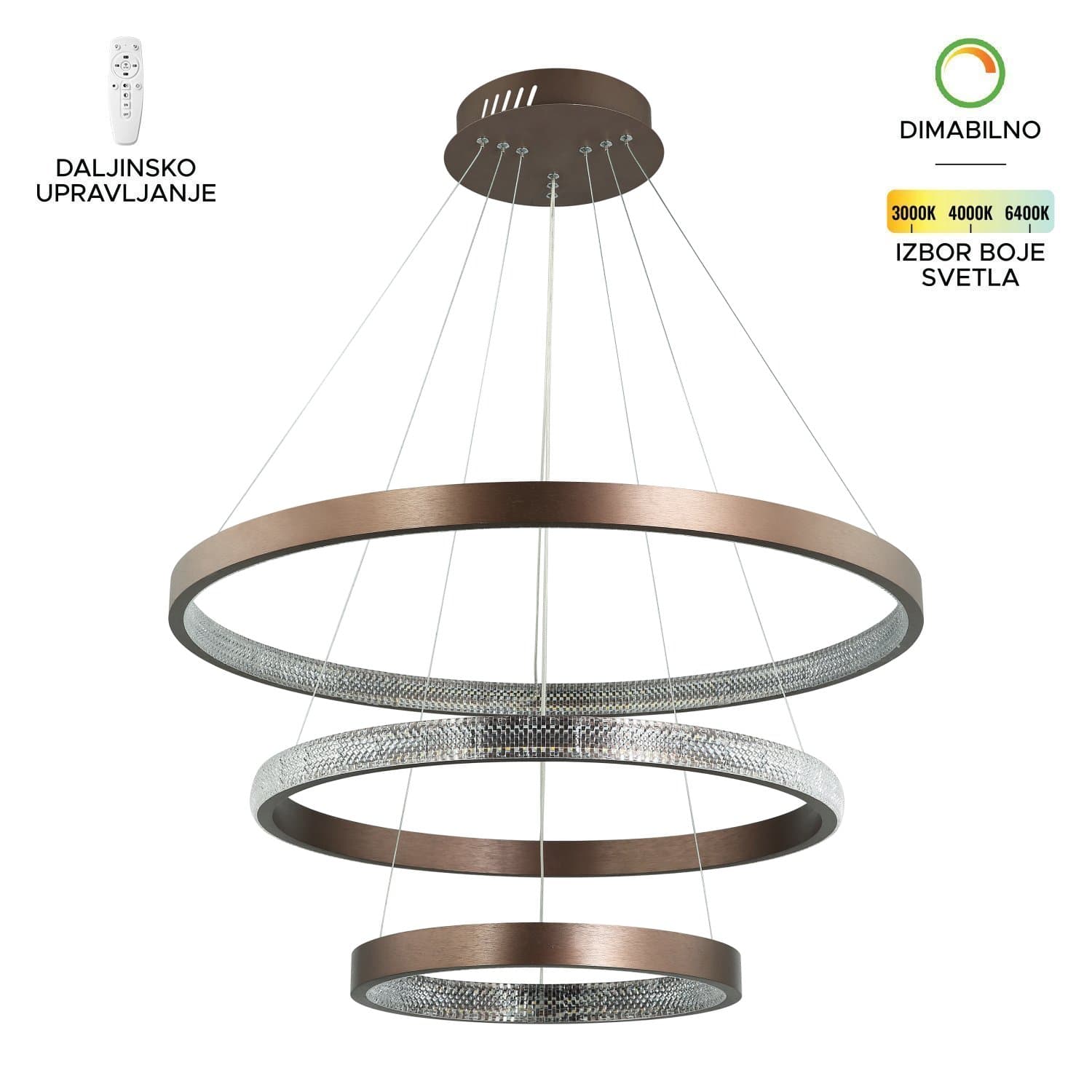 LED visilica F2030-140V COF