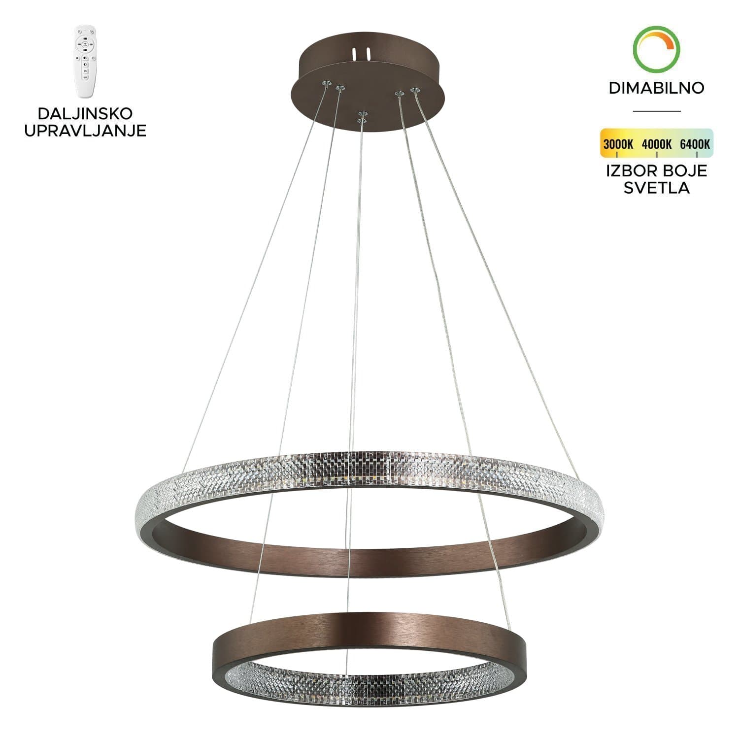 LED visilica F2030-78V COF