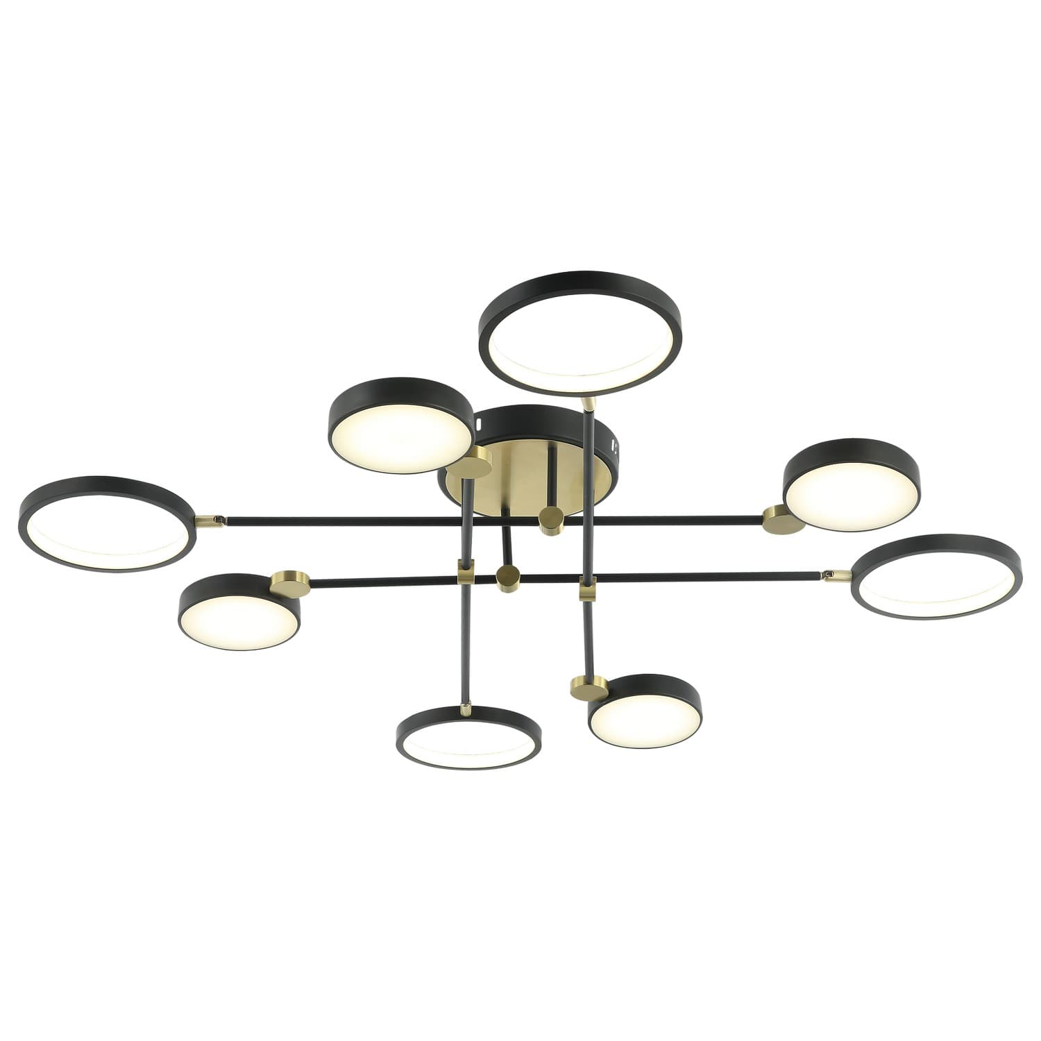 LED plafonska lampa F2036-60C BK+SG