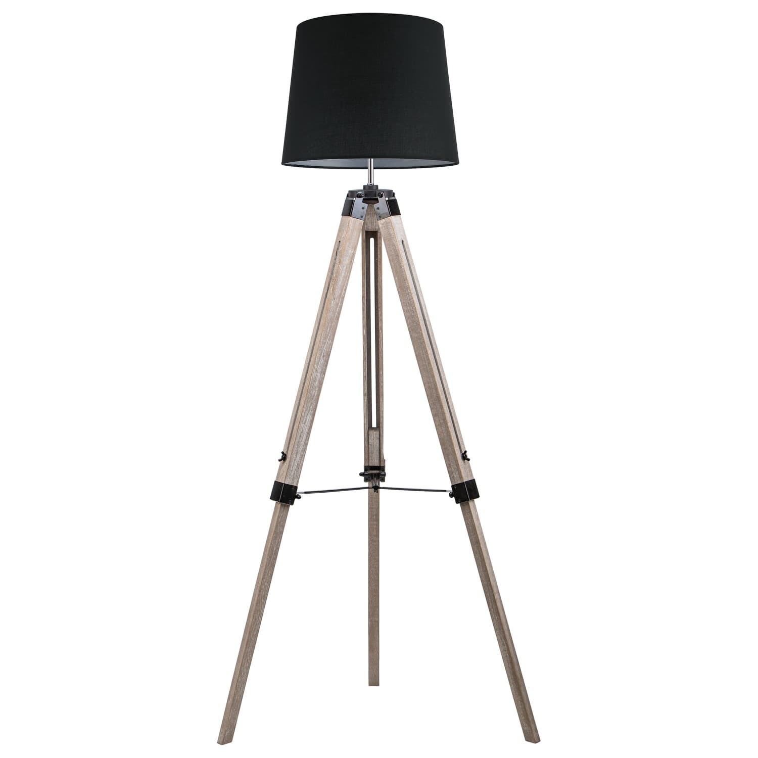 Podna lampa F7115-1F CW+BK