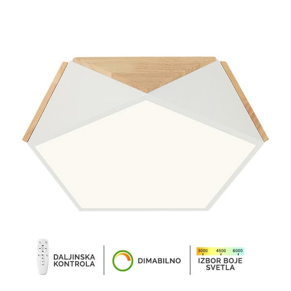 LED plafonska lampa F2810-24C WH+WD