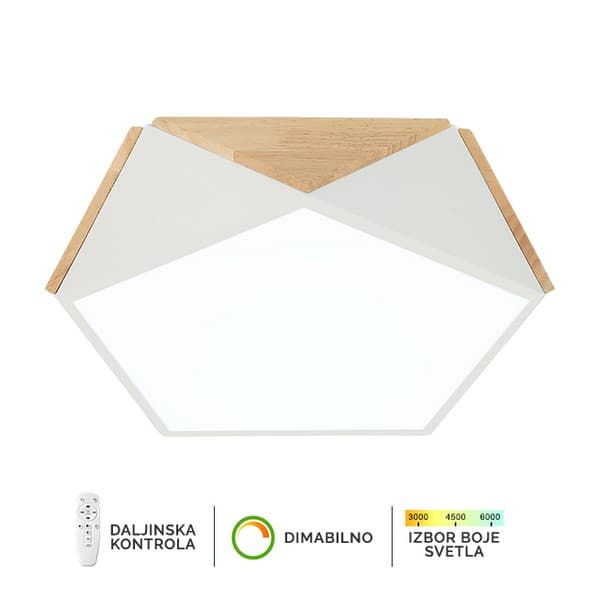 LED plafonska lampa F2810-24C WH+WD