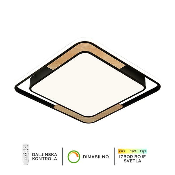 LED plafonska lampa F2820-55C BK