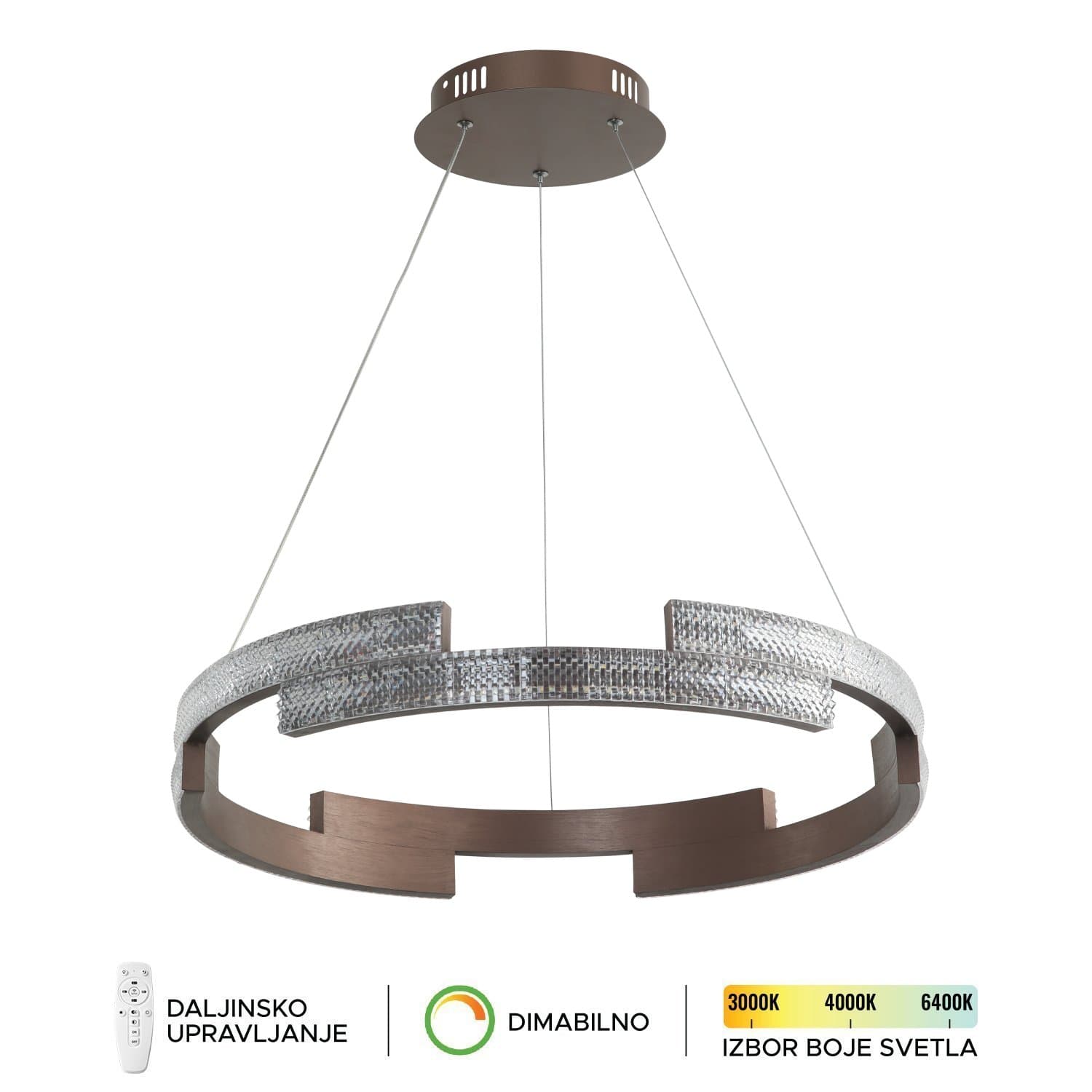 LED visilica F2038-80V COF