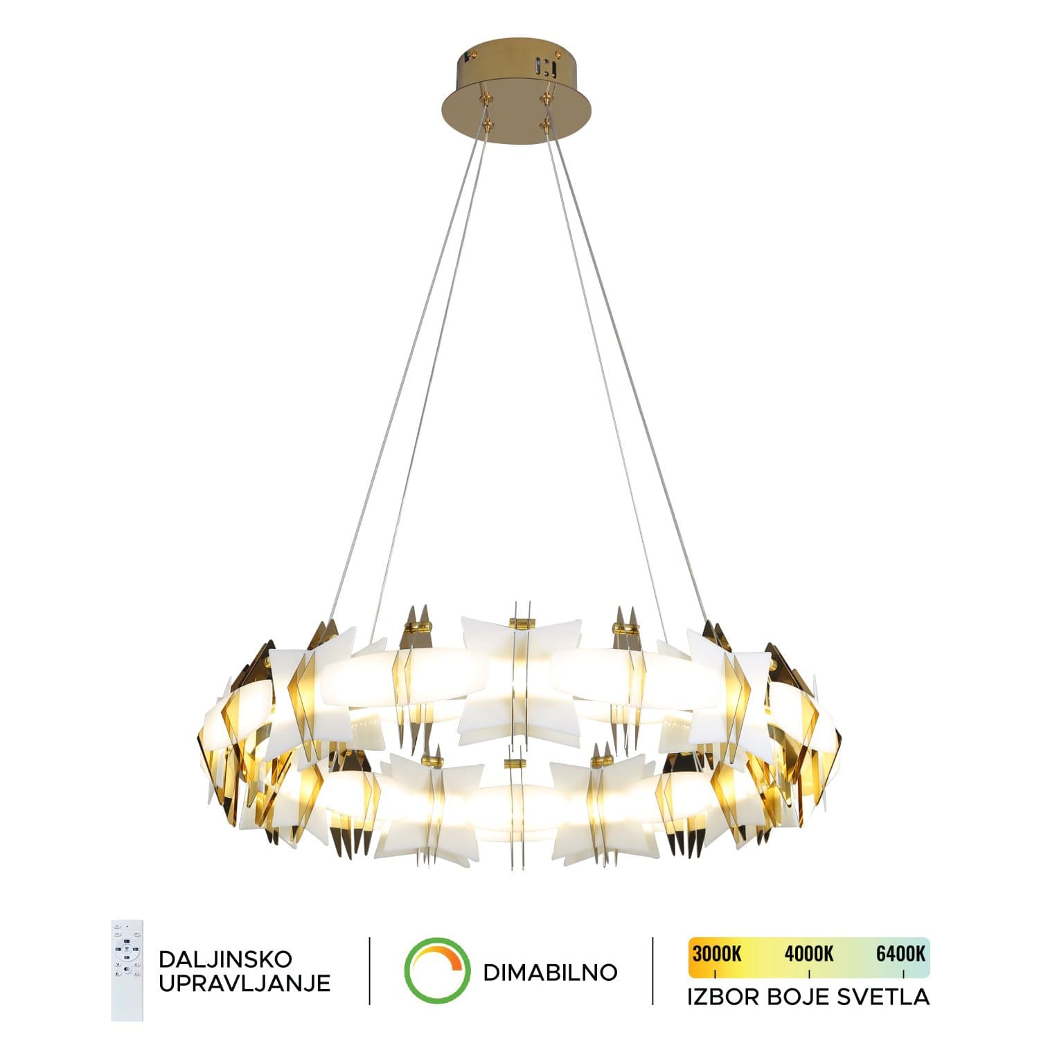 LED visilica KP4000-50V T