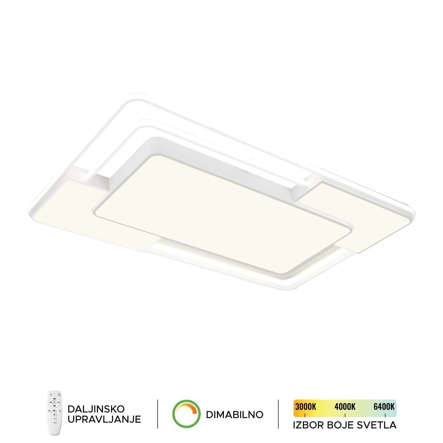 LED plafonska lampa F2823-128C WH