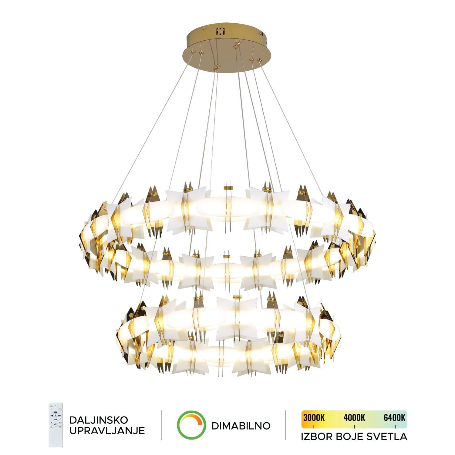 LED visilica KP4000-130V T