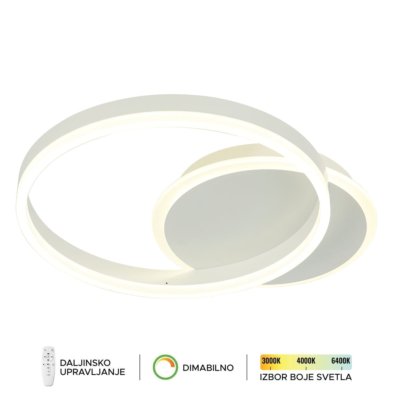 LED plafonska lampa F2047-46C WH