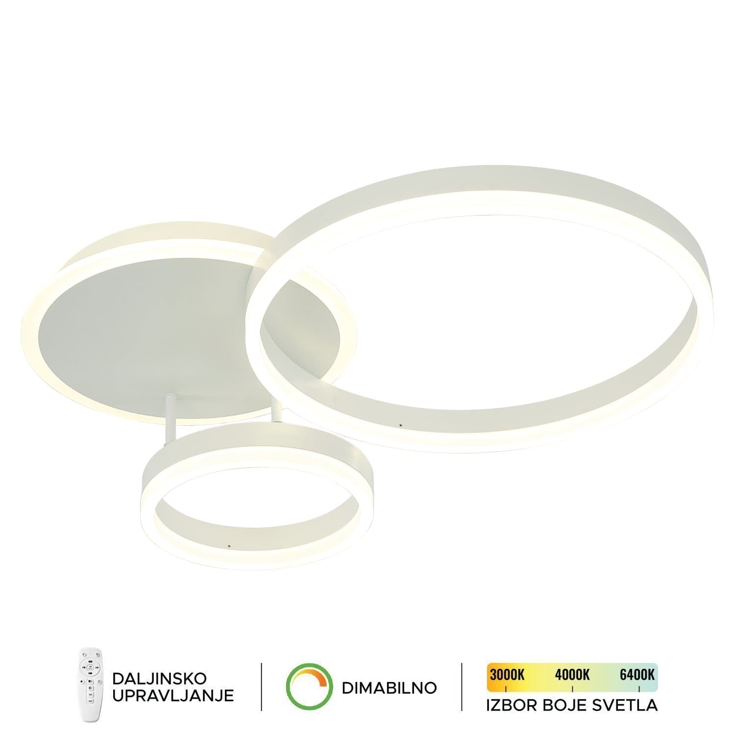 LED plafonska lampa F2047-66C WH