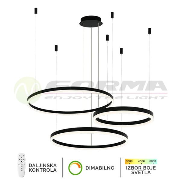 LED viseća lampa F2047-130C BK