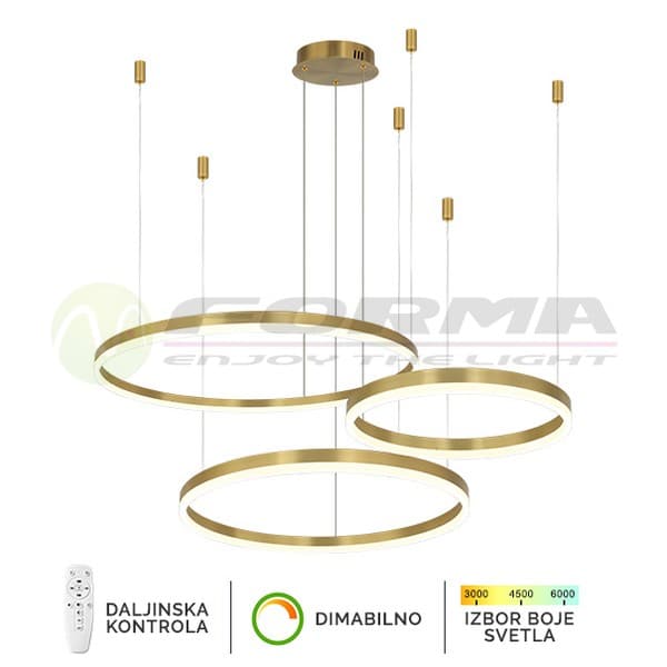 LED viseća lampa F2047-130C SG