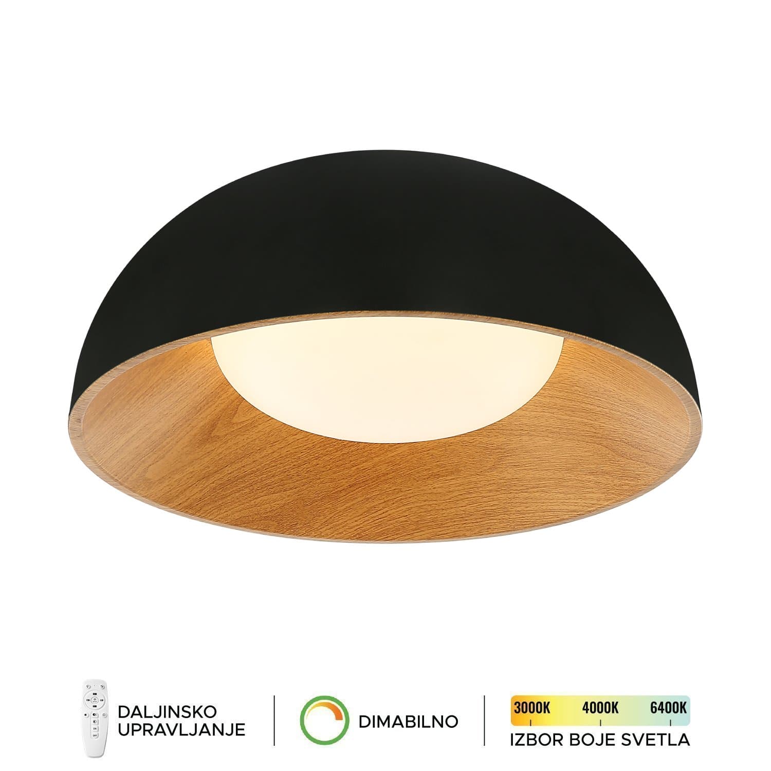 LED plafonska lampa FK2005-28C BK