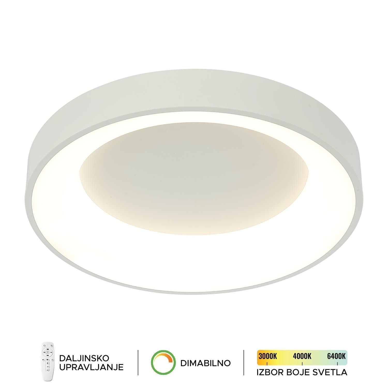 LED plafonska lampa F2049-66C WH