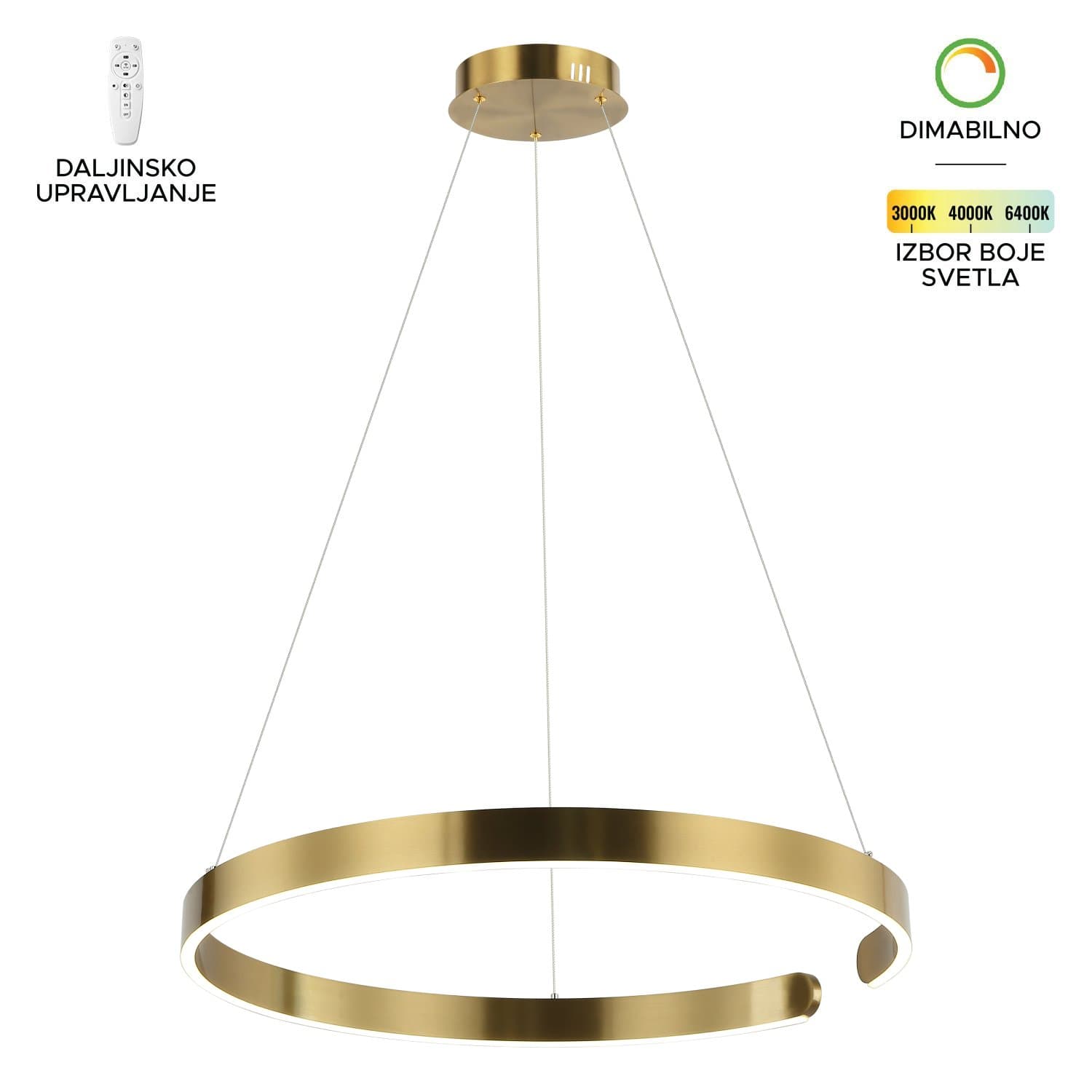 LED visilica F2046-56V SG