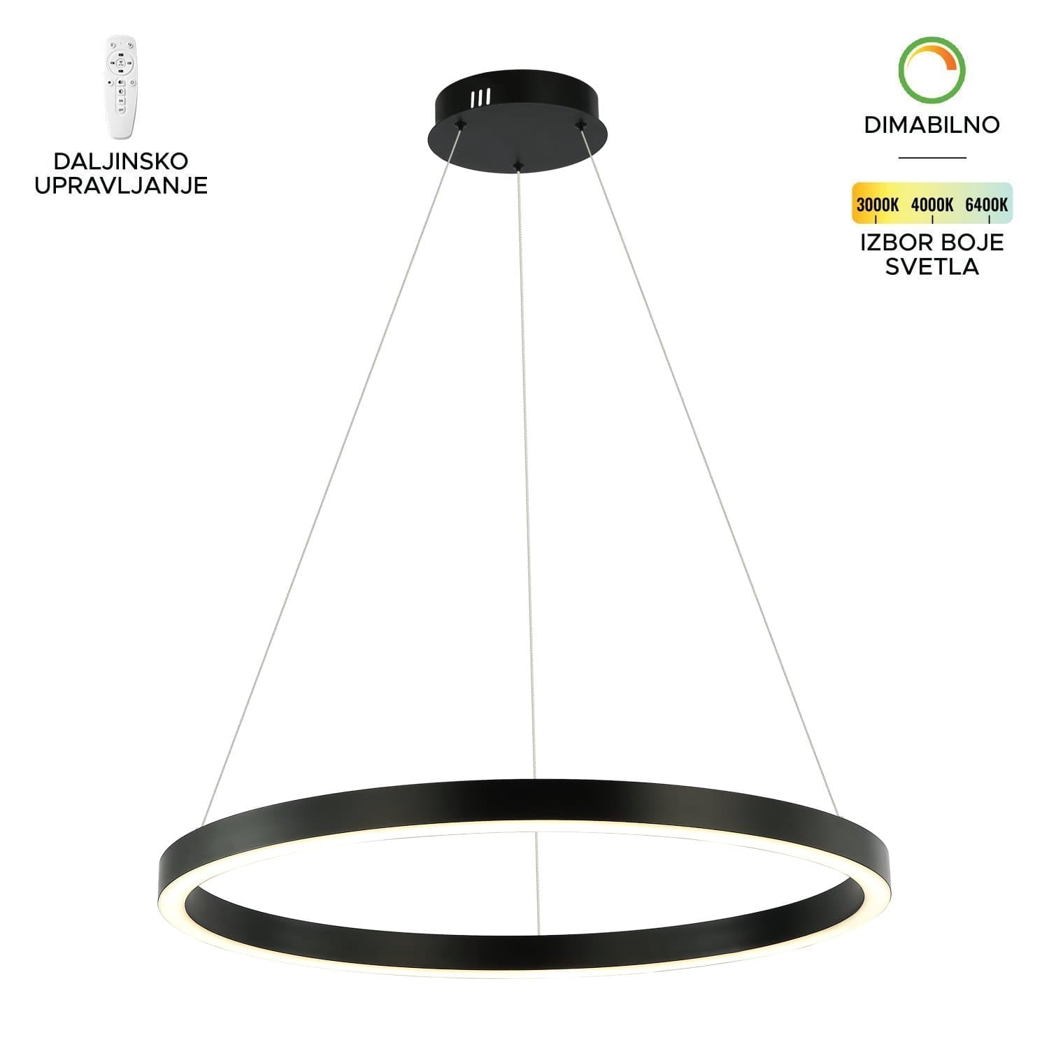 LED visilica F2048-56V BK