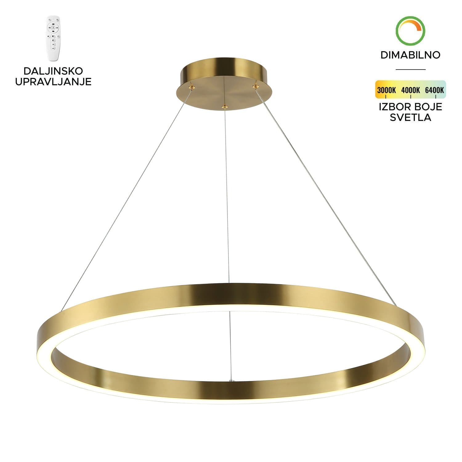 LED visilica F2048-56V SG