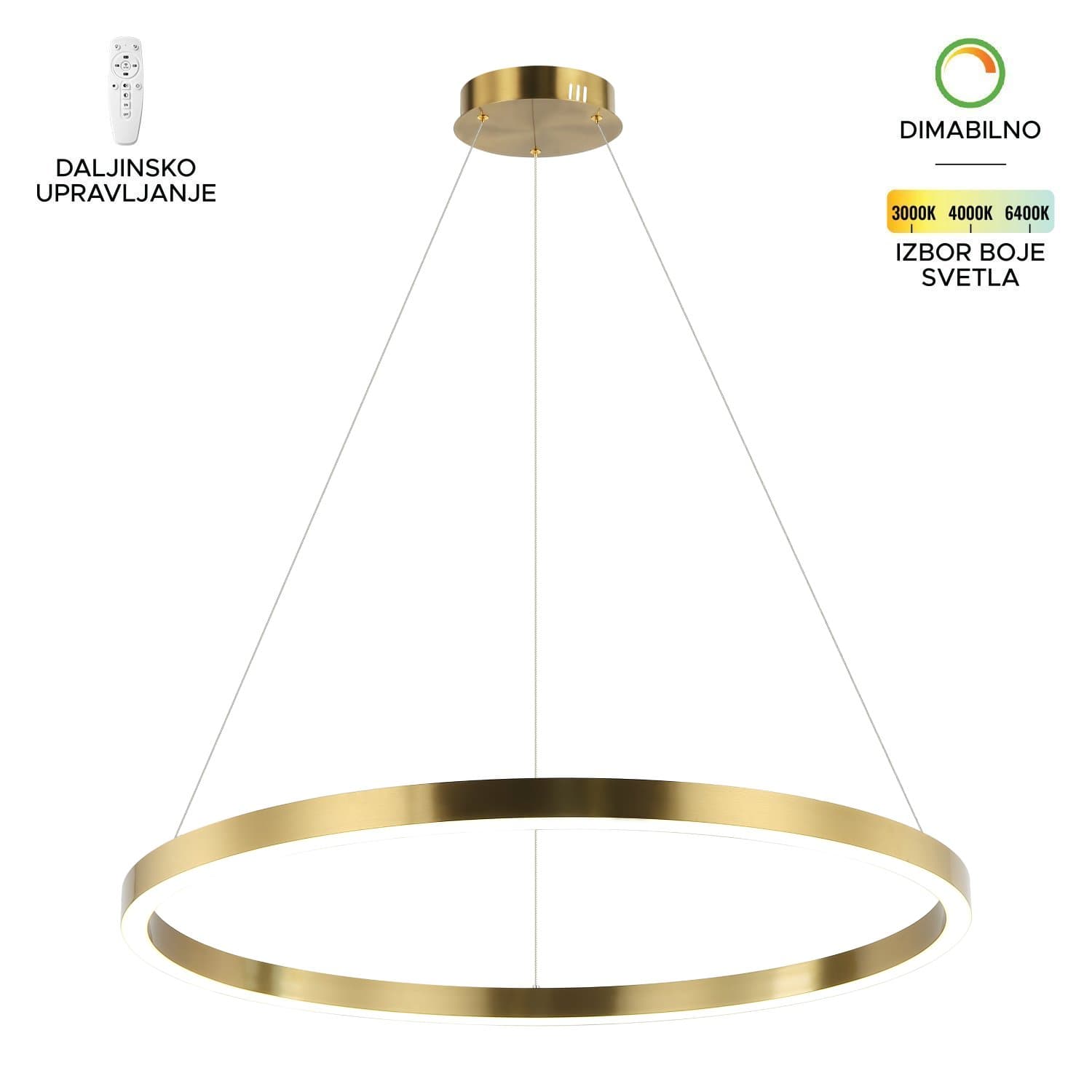 LED visilica F2048-70V SG
