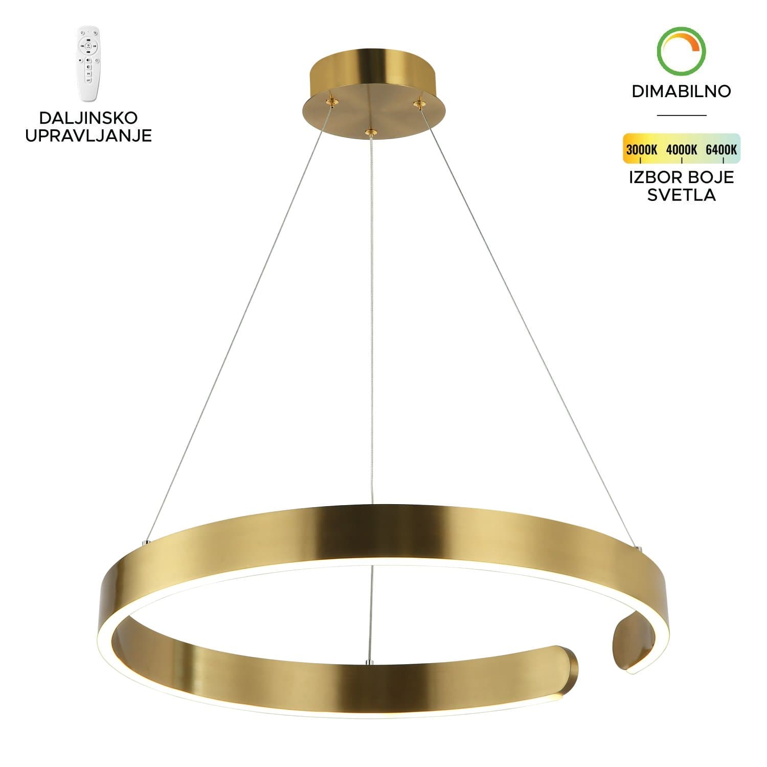 LED visilica F2046-42V SG