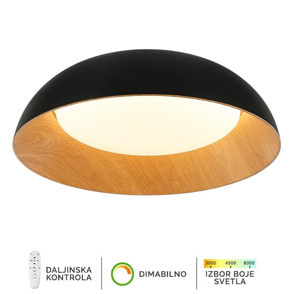 LED plafonska lampa FK2005-66C BK