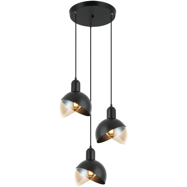 Viseća lampa F7036-3V BK+AM