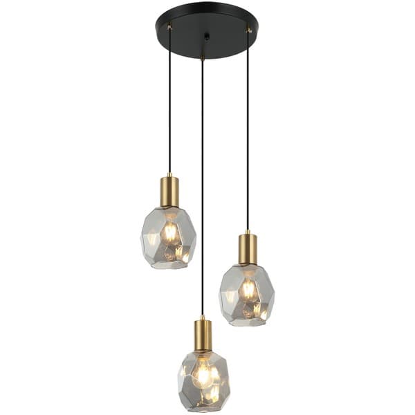 Viseća lampa F7039-3V BK+SM