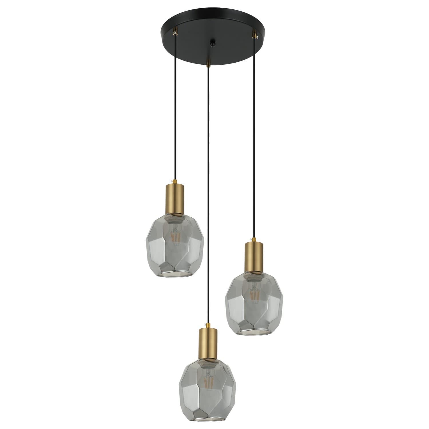 Viseća lampa F7039-3V BK+SM