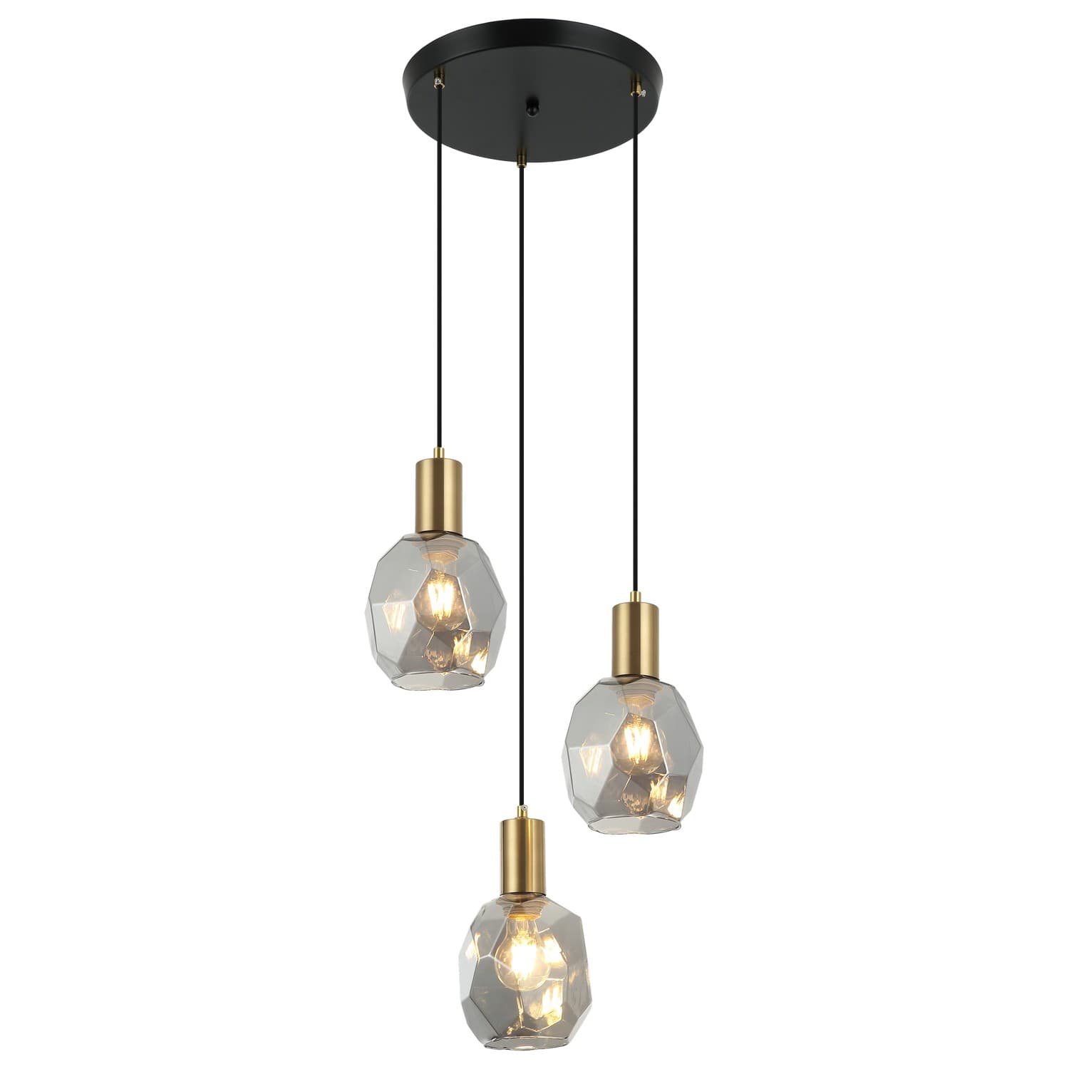 Viseća lampa F7039-3V BK+SM