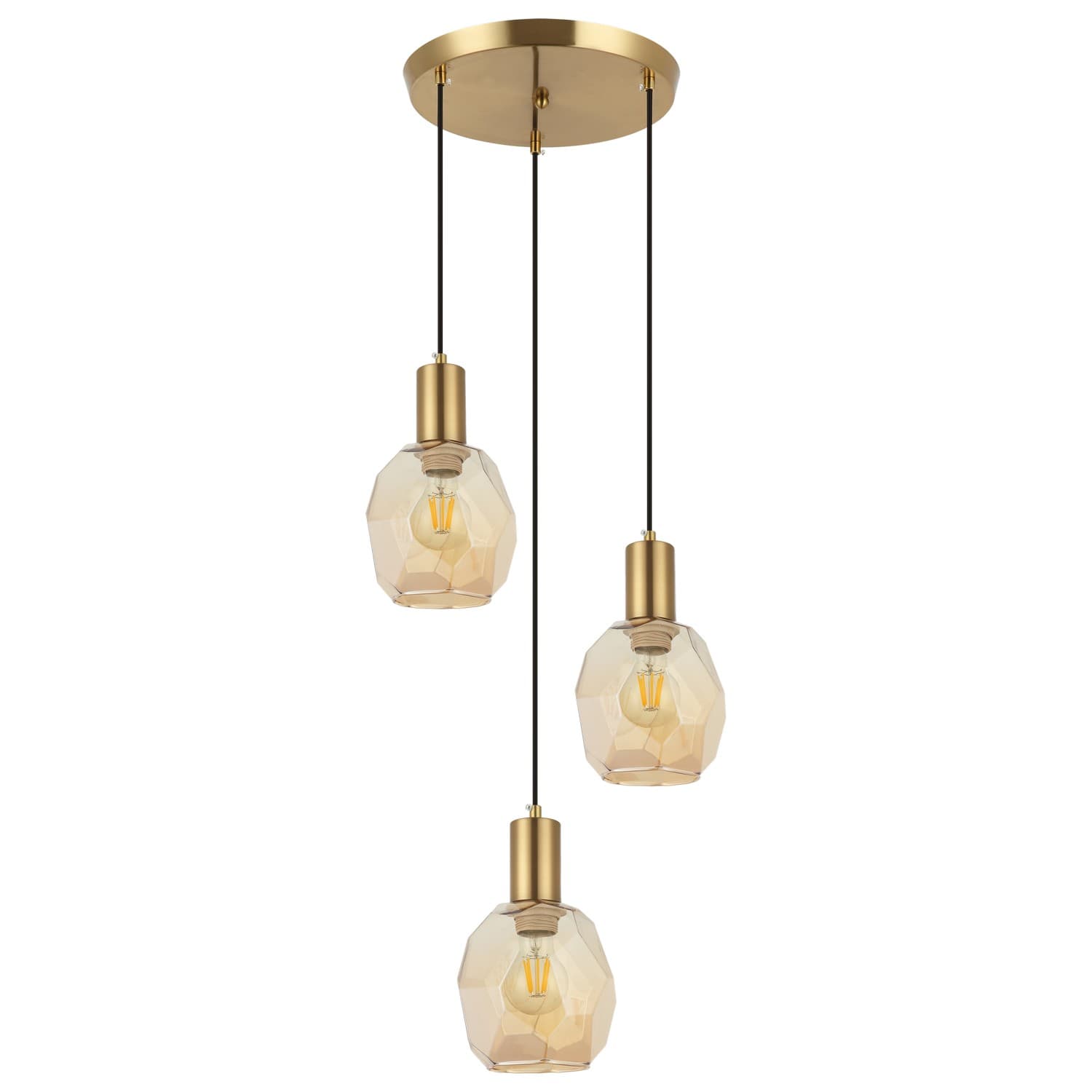 Viseća lampa F7039-3V BK+SM