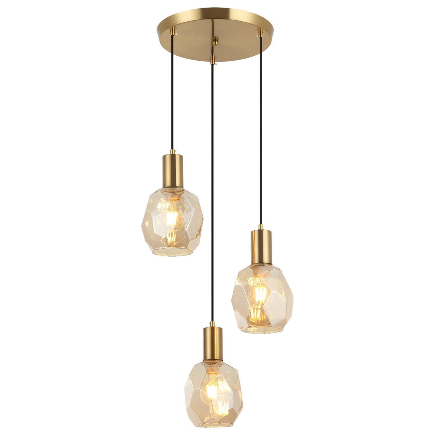 Viseća lampa F7039-3V BK+SM
