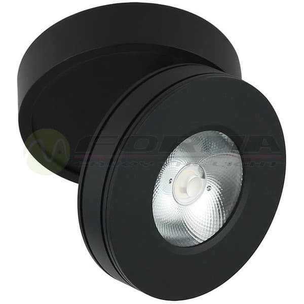 LED nadgradna lampa 7W LN-09-7 BK