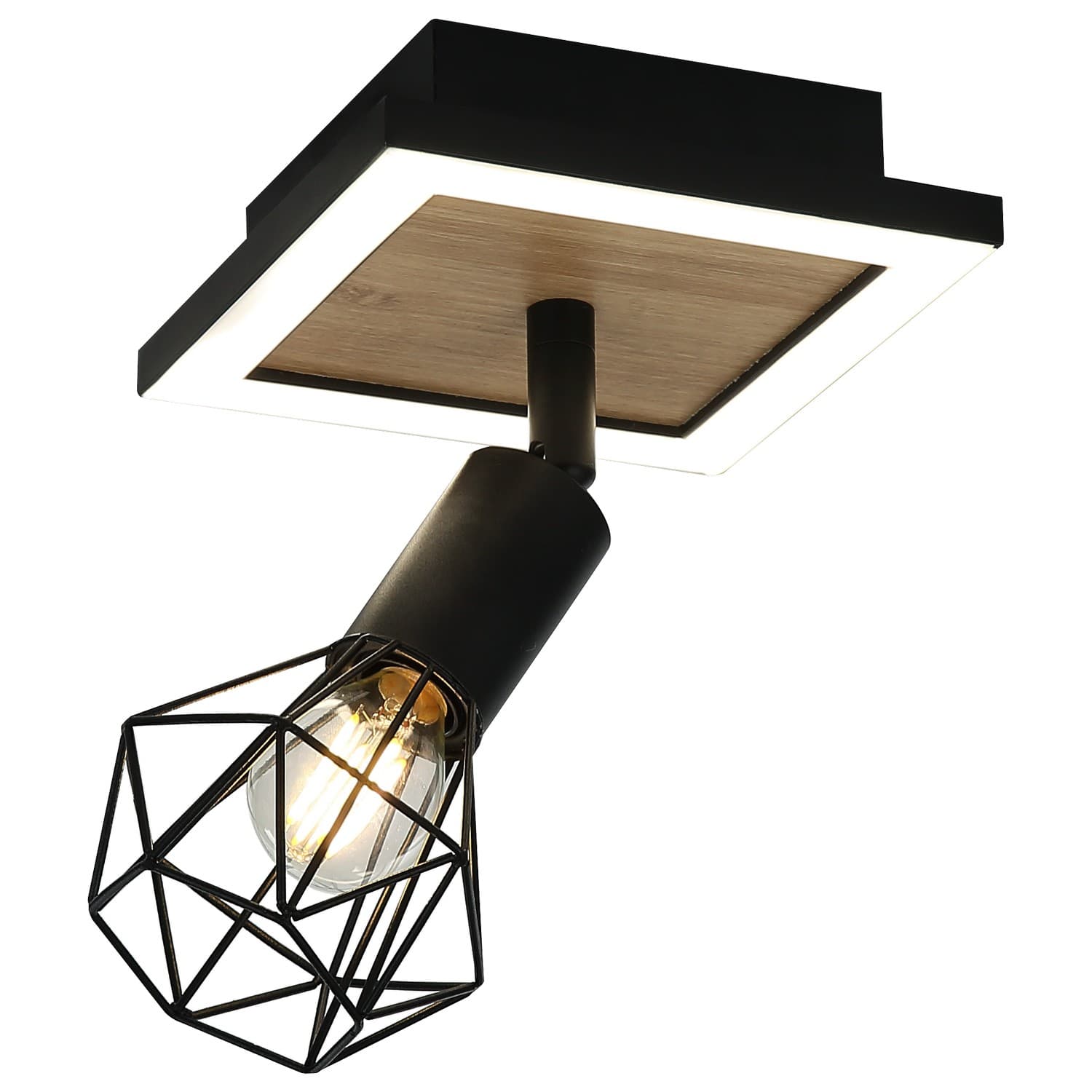 LED plafonska lampa FE405-1 BK+WD
