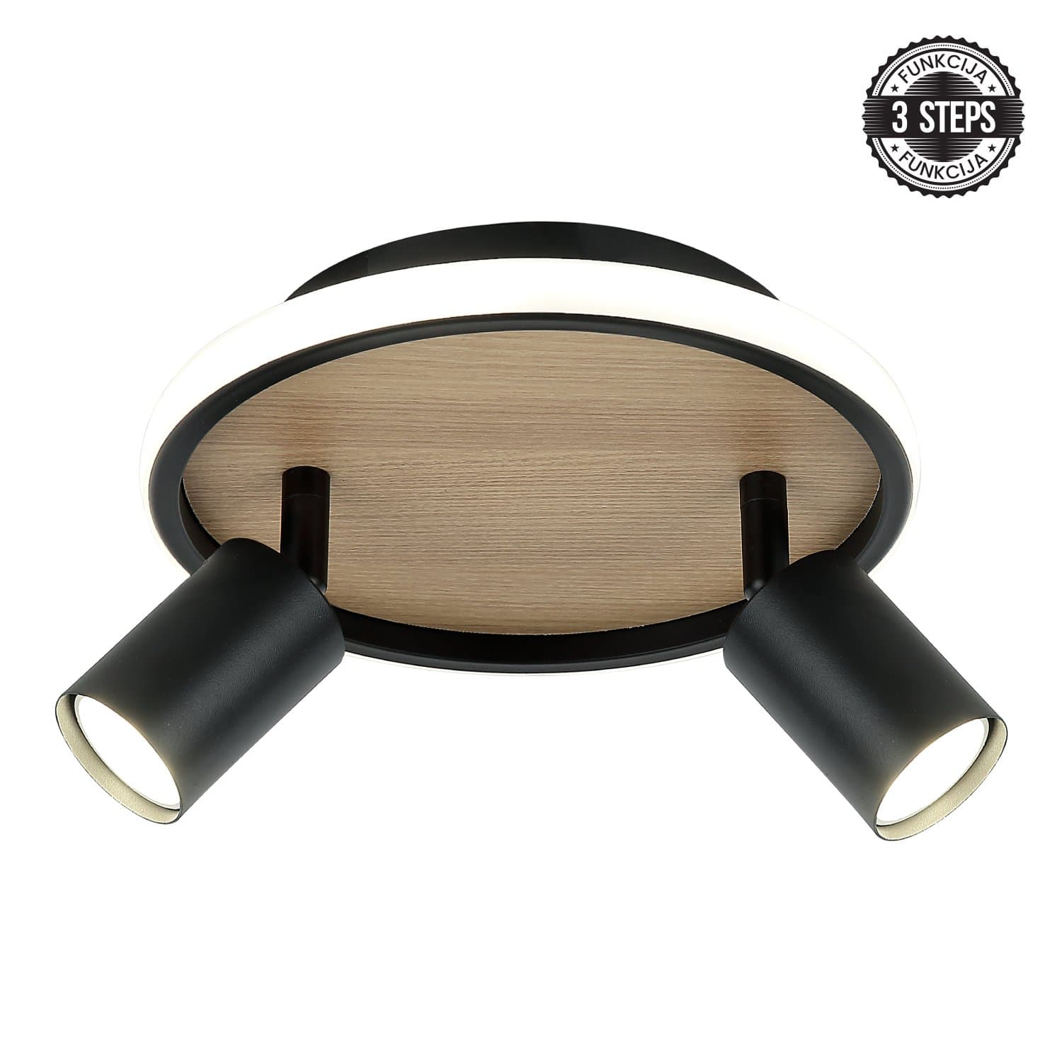 LED plafonska lampa FG150-2 BK+WD